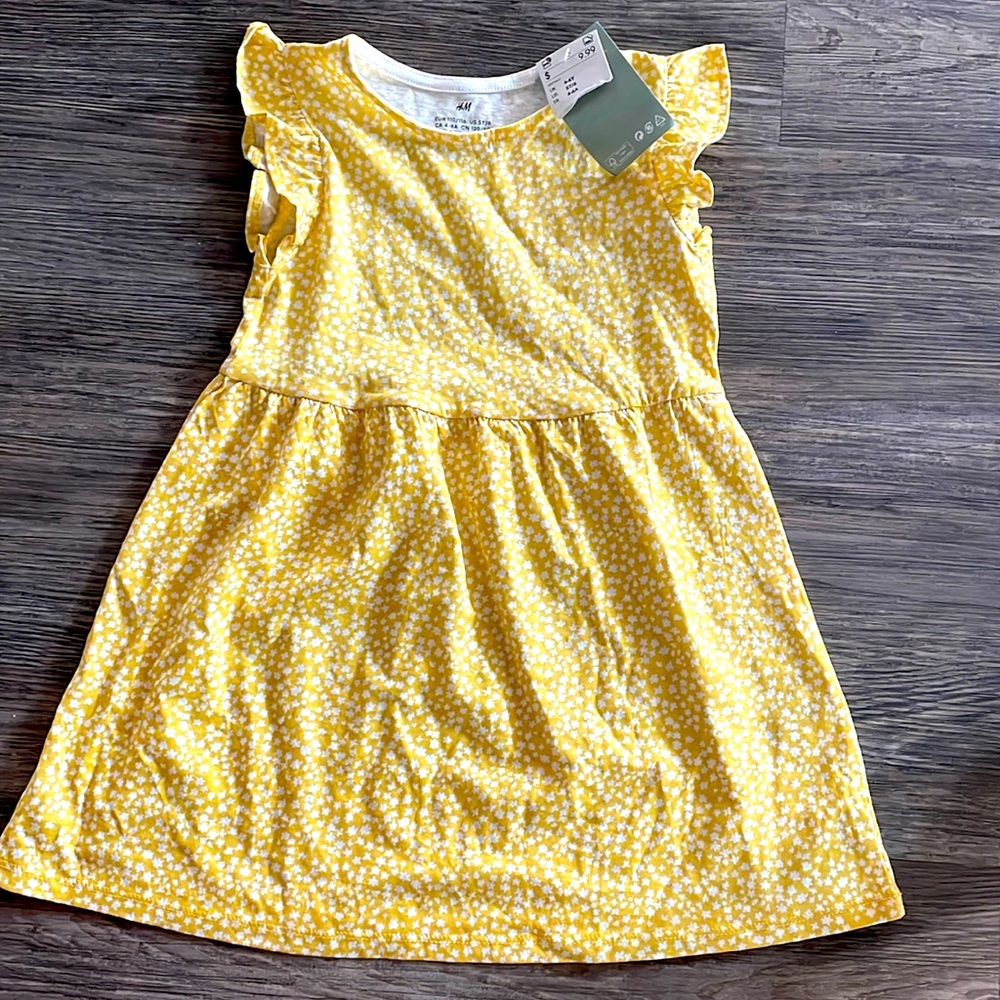 H&M dress yellow
